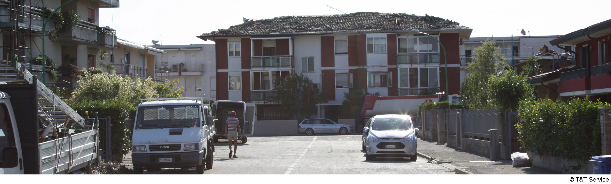 Mobile mapping a disaster area